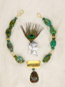 HONOURABLE KNIGHT - silver & feather